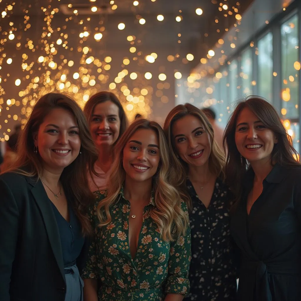 Equipo de Narrowhearted en celebración anual